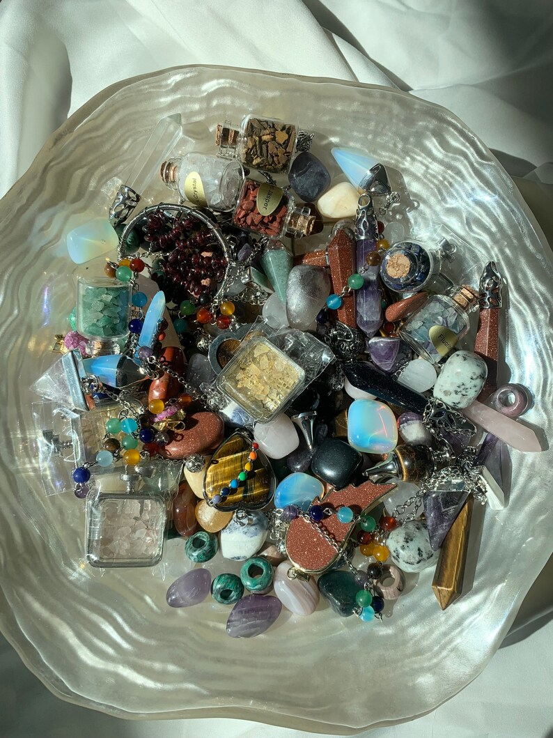 Crystal Confetti Scoop Lucky Crystal Scoop Assorted Etsy