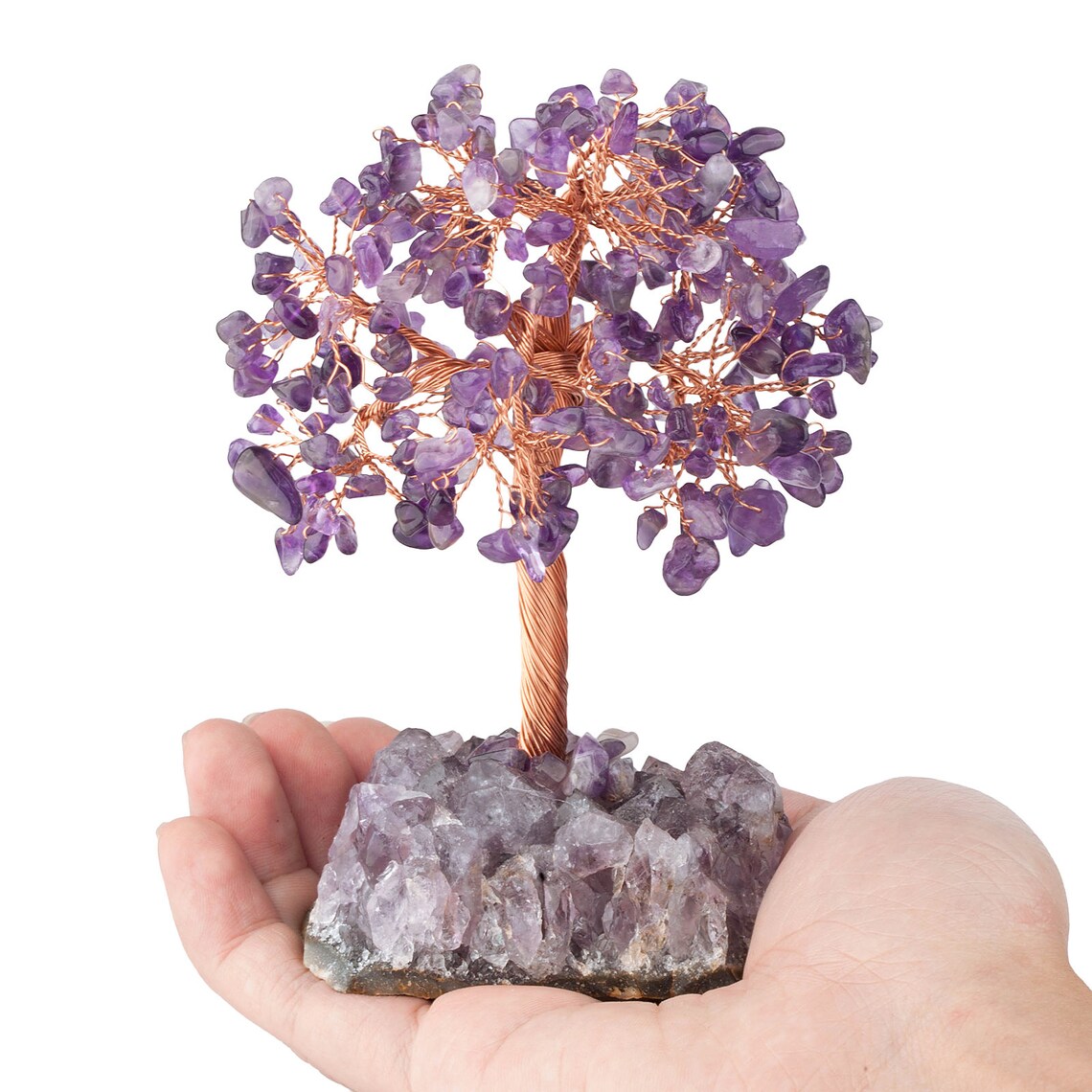 4.56 Tall Handmade Crystals Money Tree on Natural Etsy
