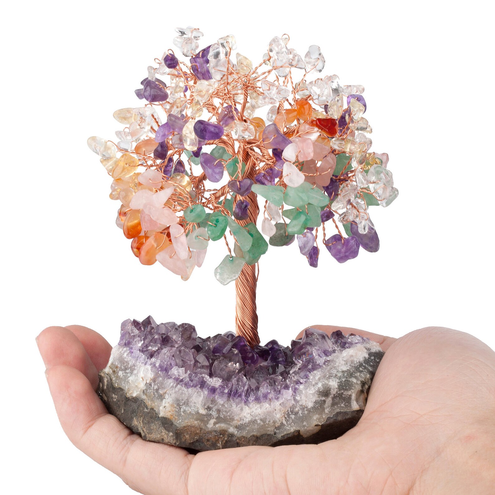 4.56 Colorful Handmade Crystals Money Tree on Natural Etsy