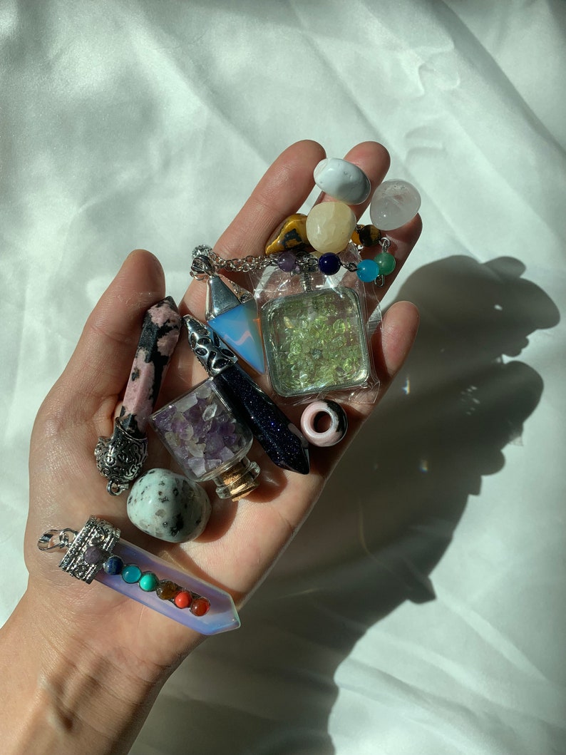 Crystal Confetti Scoop Lucky Crystal Scoop Assorted Etsy