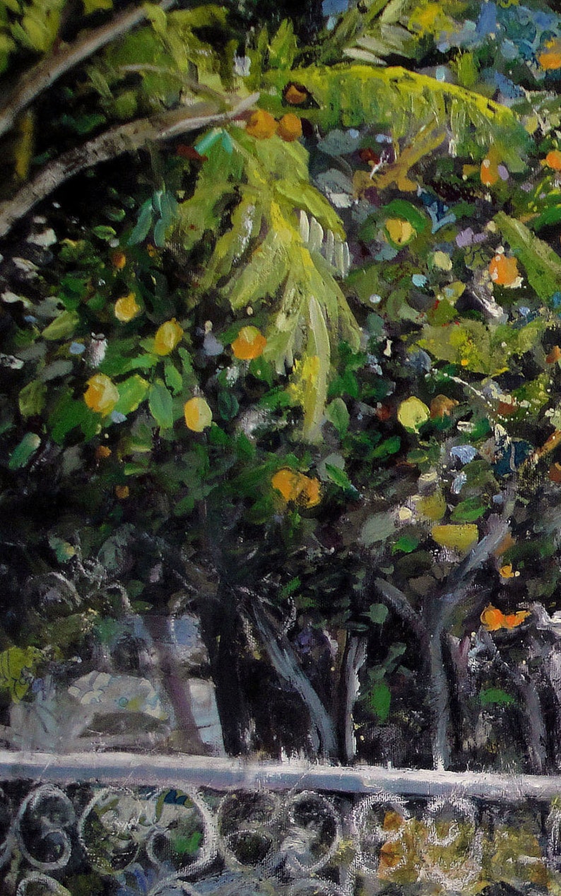 Original Oil painting 'Lemon Tree' 60 x 90 image 2