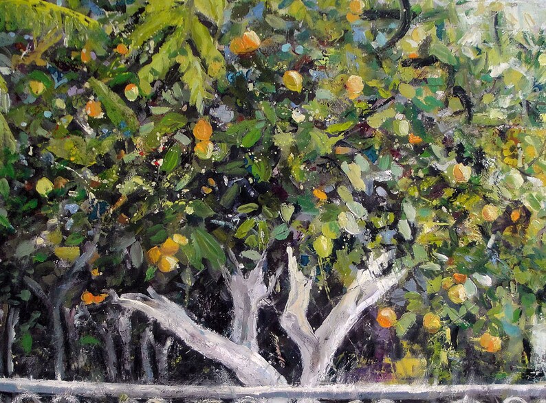 Original Oil painting 'Lemon Tree' 60 x 90 image 3