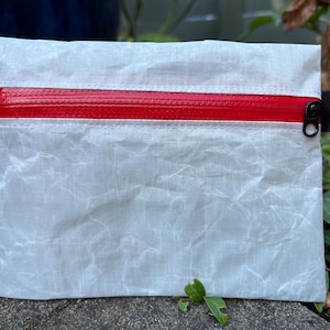 ultraleichte Dyneema Geldbörse, Etui Brieftasche ultraleichte Cuben Fibre Brieftasche weißes 2.92 Dyneema, Ykk wasserfester Reißverschluss