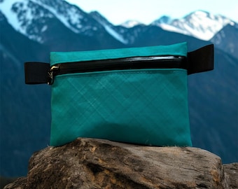 Ecopak™ EPX200 / Cartera de senderismo artesanal - Ultraligera e impermeable / Cremallera YKK Aquaguard / 8,9 x 12,7 cm / Cartera ecológica para aventuras