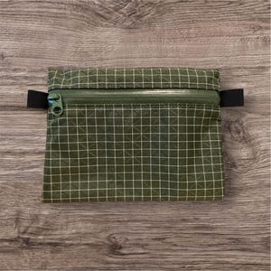 Dyneema Tarnung Brieftasche, Beutel Brieftasche ultraleichte Würfelfaser-Brieftasche 210D Gridstop mit Dyneema® Brieftasche, wasserdichter YKK-Reißverschluss, EDC Beutel