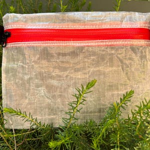 Dyneema Tarnung Brieftasche, Beutel Brieftasche ultraleichte Würfel Fibre Brieftasche WEISSE Dyneema Brieftasche, wasserfester ykk Reißverschluss