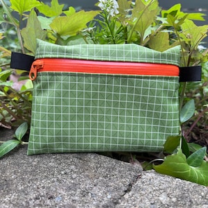 Ultra leichtes 210D HDPE Gridstop. Ultraleichte Geldbörse 210D Gridstop Brieftasche, wasserdichter HHH Reißverschluss, EDC Beutel