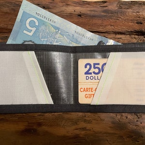Ultralight Bifold Wallet – 100% Dyneema® | Black & White | Handmade