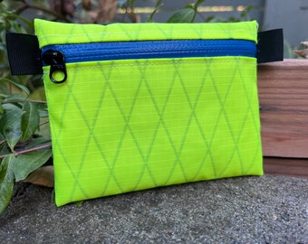 Xpac V07 pouch, ultralight, Mini wallet   , with YKK  water resistant  water proof Zipper, credit card pouch, EDC pouch