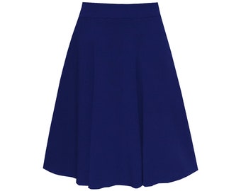 Festive panel skirt Lucy for dancing, elasticated waist in many colors