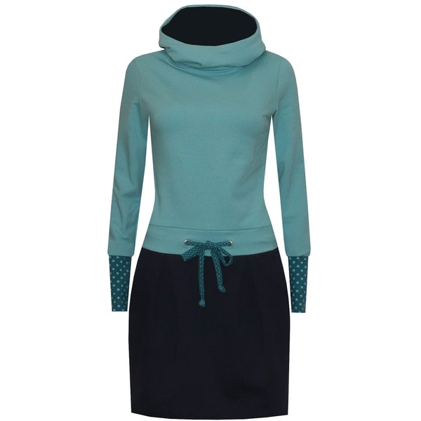 Hoodiekleid Color Blocking