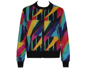 NEW bomber jacket by ungiko ladies autumn blouson jacket casual pilot jacket sweat jacket with pockets long sleeve zip alpine fleece multicoloured