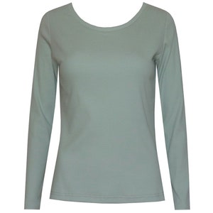 Marie long-sleeved ribbed shirt image 1