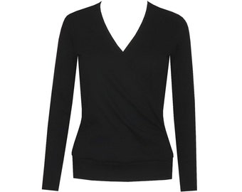 Enia long-sleeved ribbed shirt