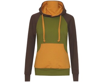 Cuddly hoodie Hanna autumn leaves