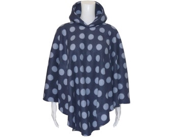 Poncho Dotty with hood in 4 colors
