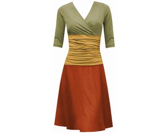 Dress Lizz autumn leaves