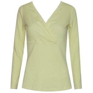 Nelly long-sleeved ribbed shirt image 1