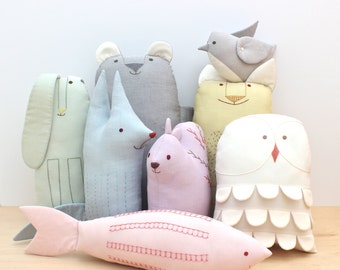 PDF Sewing Pattern - Scandinavian Animal Friends