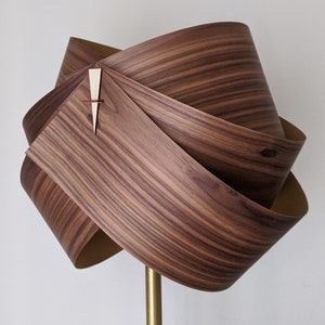 Wood Lamp Shade - Wood Floor Lamp Shade Wood Table Lamp Shade Modern Table Light Veneer Lamp Shade- Beehive