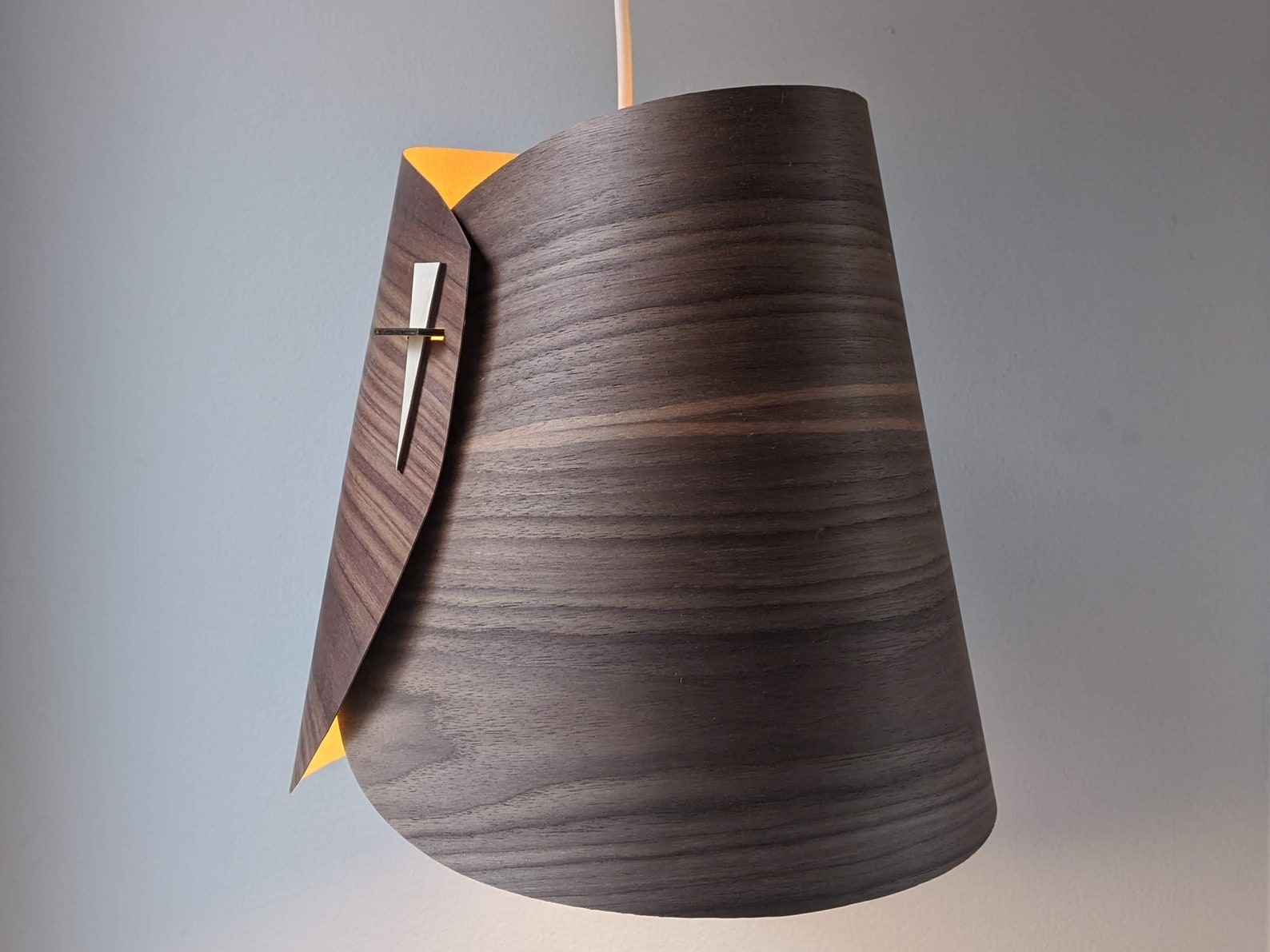Wood Lamp Shade Wood Pendant Lamp Shade Wood Hanging Lamp Etsy