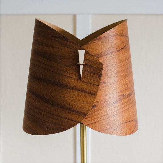 Wood Lamp Shade Wood Floor Lamp Shade Wood Table Lamp Shade Etsy