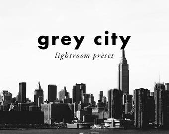 Grey City Black And White - Lightroom Preset - For Wedding, Lifestyle, Modern Photography