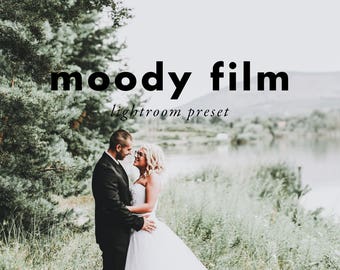 Clean Moody Bright Film Tones - Lightroom Preset - For Wedding, Lifestyle, Modern Photography