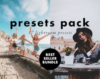 Lightroom Presets Pack - Best Selling Presets - VSCO Matte Soft Tones Fade - Lightroom Preset - For Wedding, Lifestyle, Modern Photography