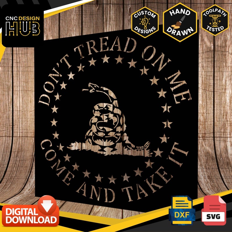 Dont Tread on Me Svg - Etsy