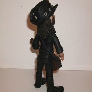 Figurine Lemmy Kilmister – Résine – 20 Cm – Fait Main – Gris – Pour Bureau