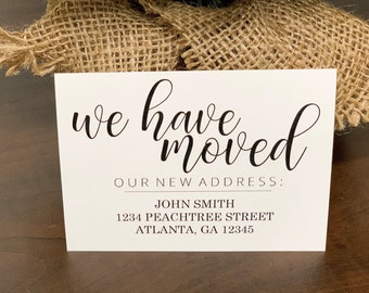 Moving Announcement Printable Etsy