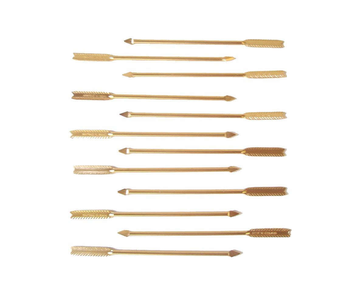 Vintage Gold Arrow Cocktail Picks Hors d'oeuvre Picks Etsy
