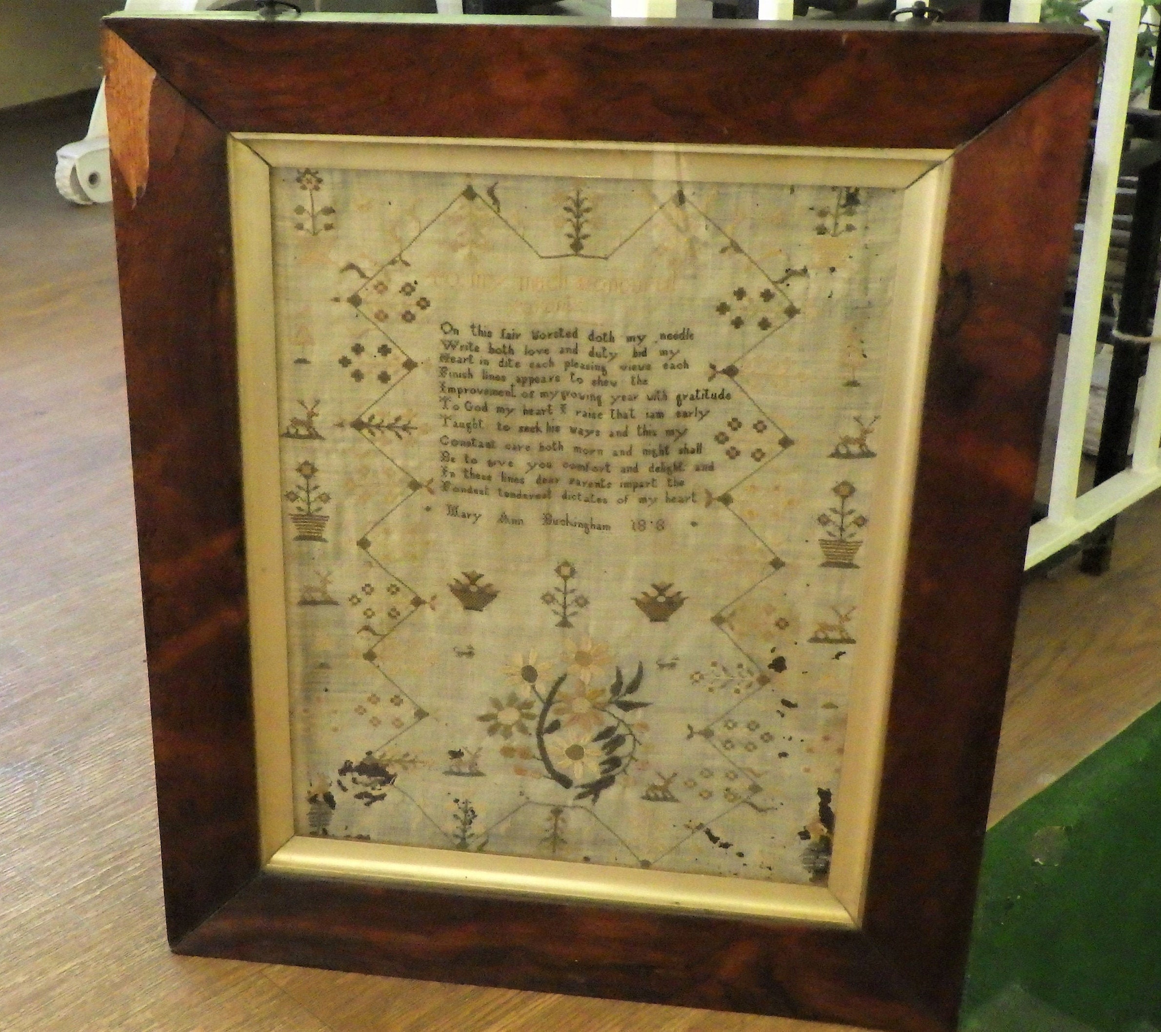 Primitive Needle Cross Stitch Patterns for sale | Only 2 left at -70%