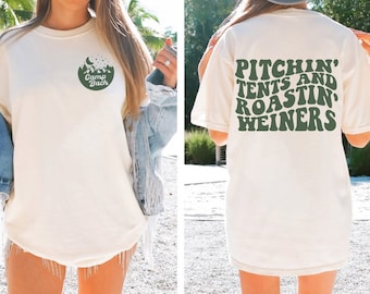 Camp Bach SVG PNG DXF | Pitchin&#39; Tents and Roastin&#39; Weiners Camping Bachelorette Party Files