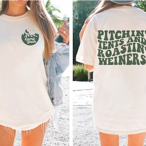 Acampamento Bach SVG PNG DXF | Pitchin' Tents e Roastin' Weiners Camping Arquivos de despedida de solteira