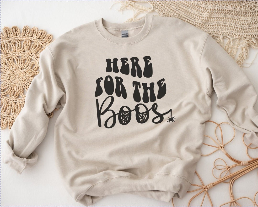 Here for the Boos SVG PNG DXF Halloween Digital Cut Sublimation File - Etsy