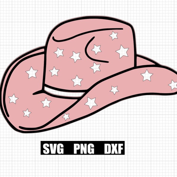 Disco Cowboy Hut SVG DXF PNG Space Cowgirl Bachelorette Design, Nashville Bachelorette