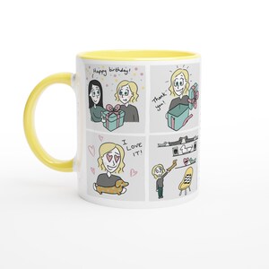 Taza de cerámica blanca de 325 ml con diseño de Dachshund Obsessed - El Príncipe Salchicha - Diseño de Dachshund - Amantes de los perros