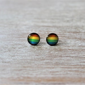 Rainbow Studs Earrings