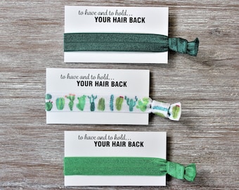 Cactus-Green-Hunter Green-Hair Ties