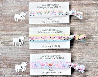 Unicorn Horns Eyelashes-Hair Ties