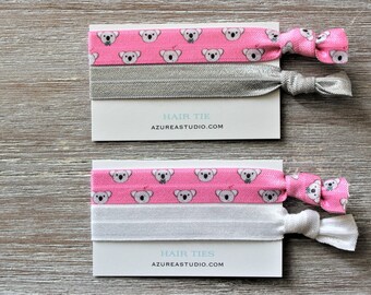 Koala Hair Ties Etsy