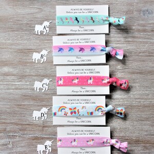 Unicorn-always be yourself unless you can be a unicorn then always be a unicorn-Hair Ties A+B+C+D+E