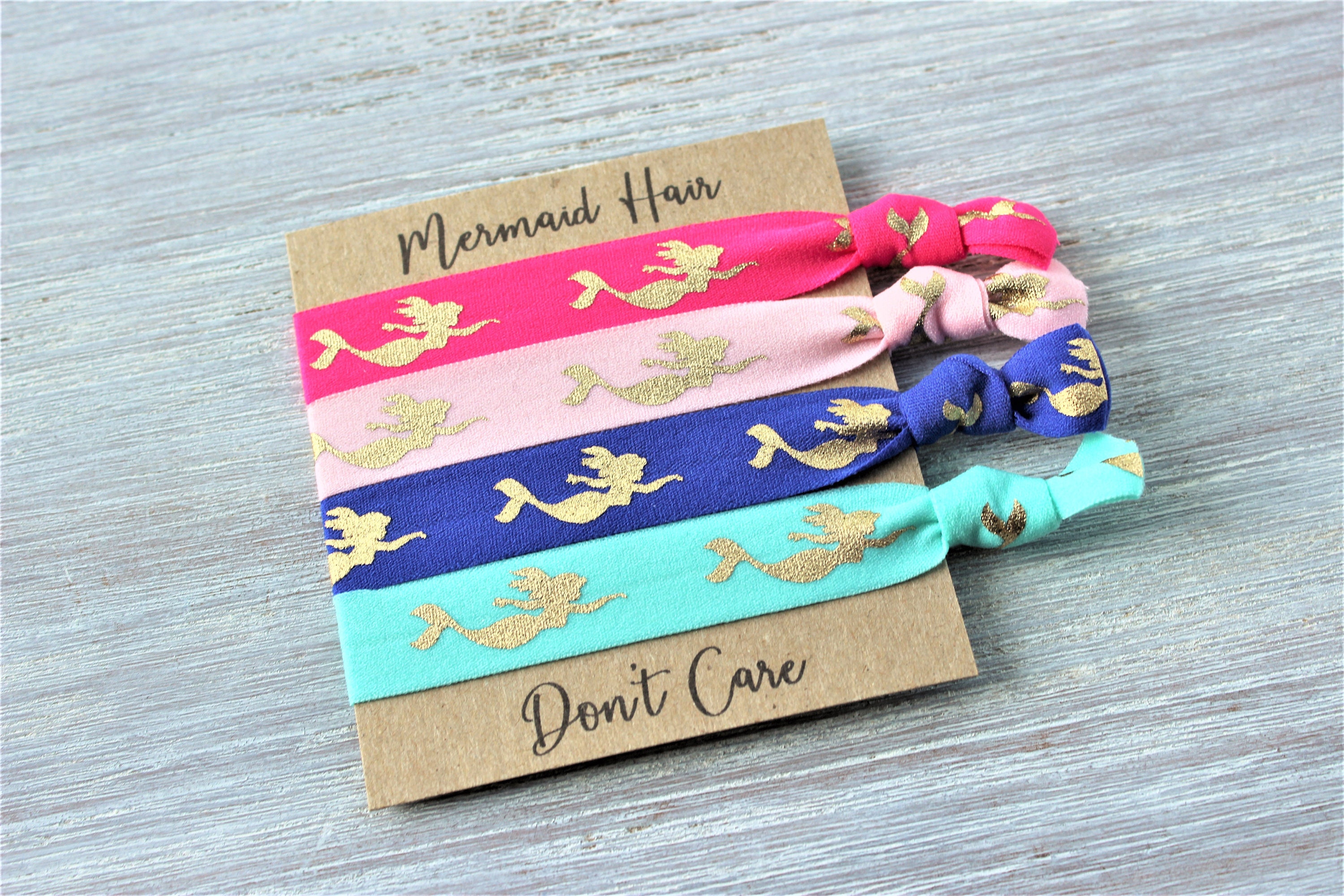 Mermaids Gold Hair Ties Setmermaid Hair Don't Carehot Etsy