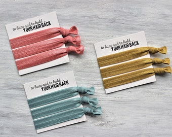 Cinnabar-Nile Blue-Dijon-Hair Tie Sets