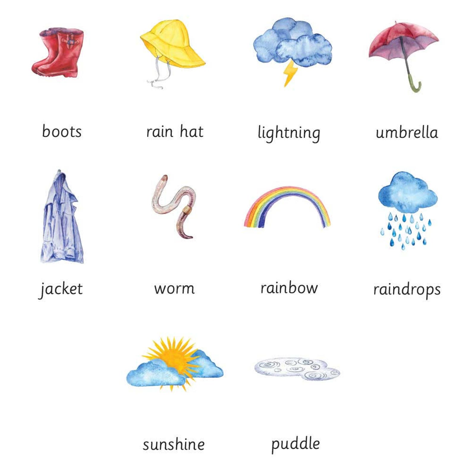 3-part Cards: Rainy Day Fun (printable PDF) - Etsy