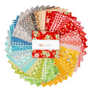 Home Town Holiday 10&quot; Stacker Christmas Layer Cake by Lori Holt for Riley Blake #10-14900-42 - 42 Precut 10 inch Fabric Squares