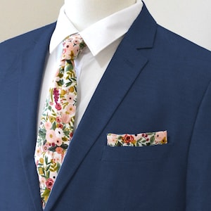 Cravatta floreale/Cravatta da matrimonio/Cravatta da giardino inglese/Per uomo/Ragazzi/Bambini/Ragazzi/Sposo/Neonati/Festa del papà/Matrimonio/Regalo per lui/bambino/figlio