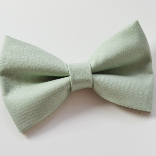 Pale Sage Green Bow Tie Baby Bow Tie Boys Bow Tie adult Bow - Etsy